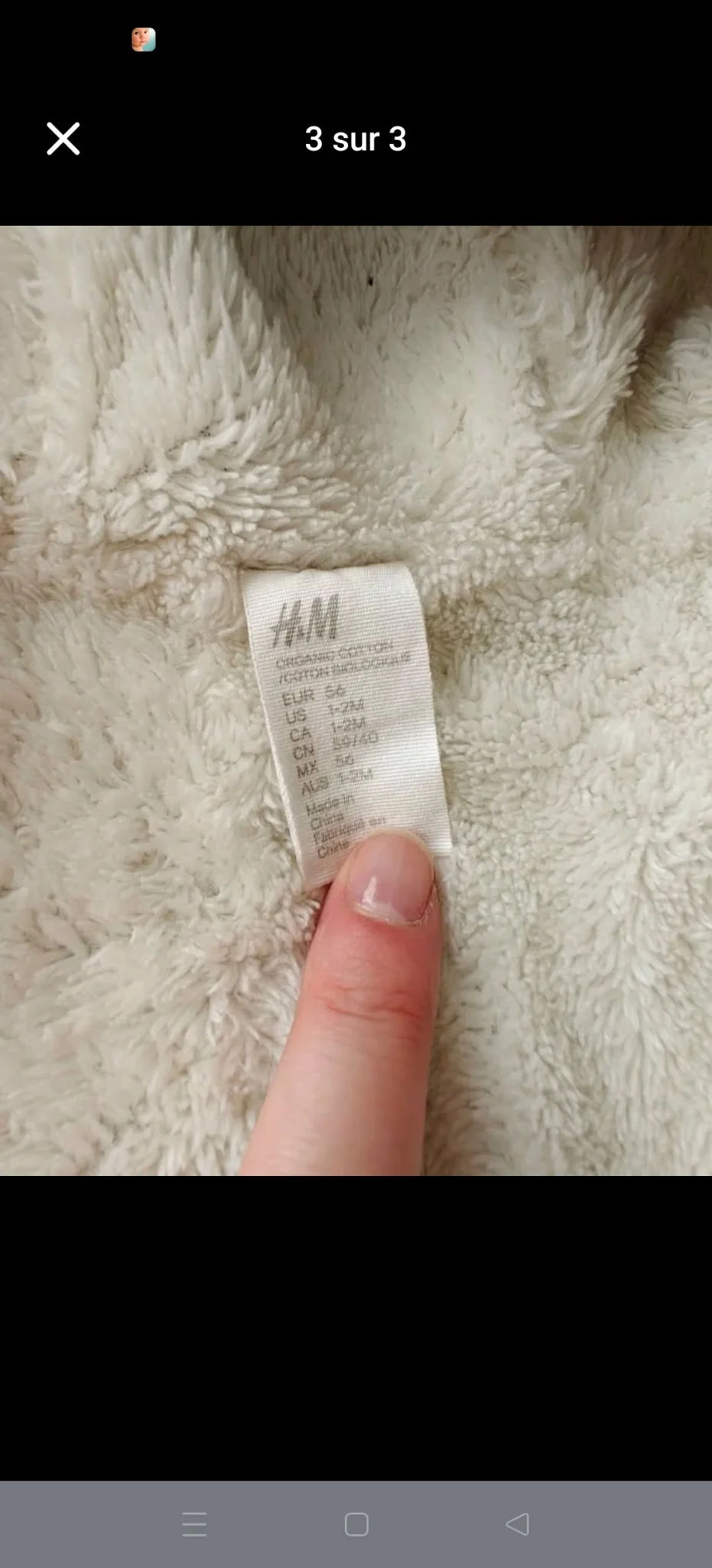 Image for Baby teddy bear onesie