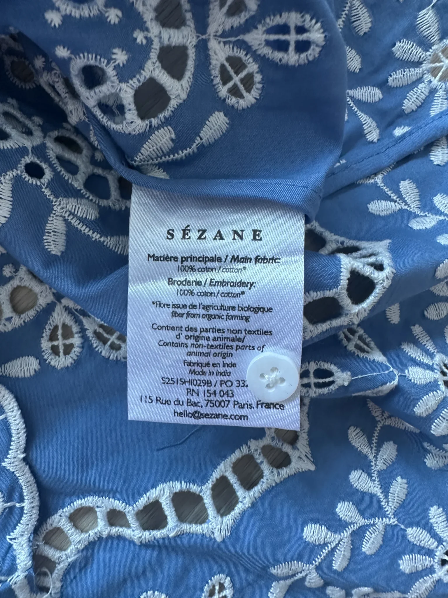Image for Sézane Elvira Blouse 2