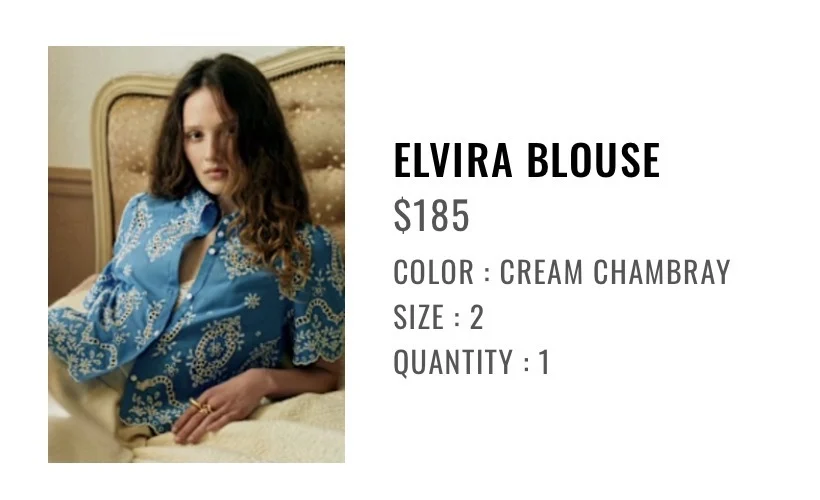 Image for Sézane Elvira Blouse 2