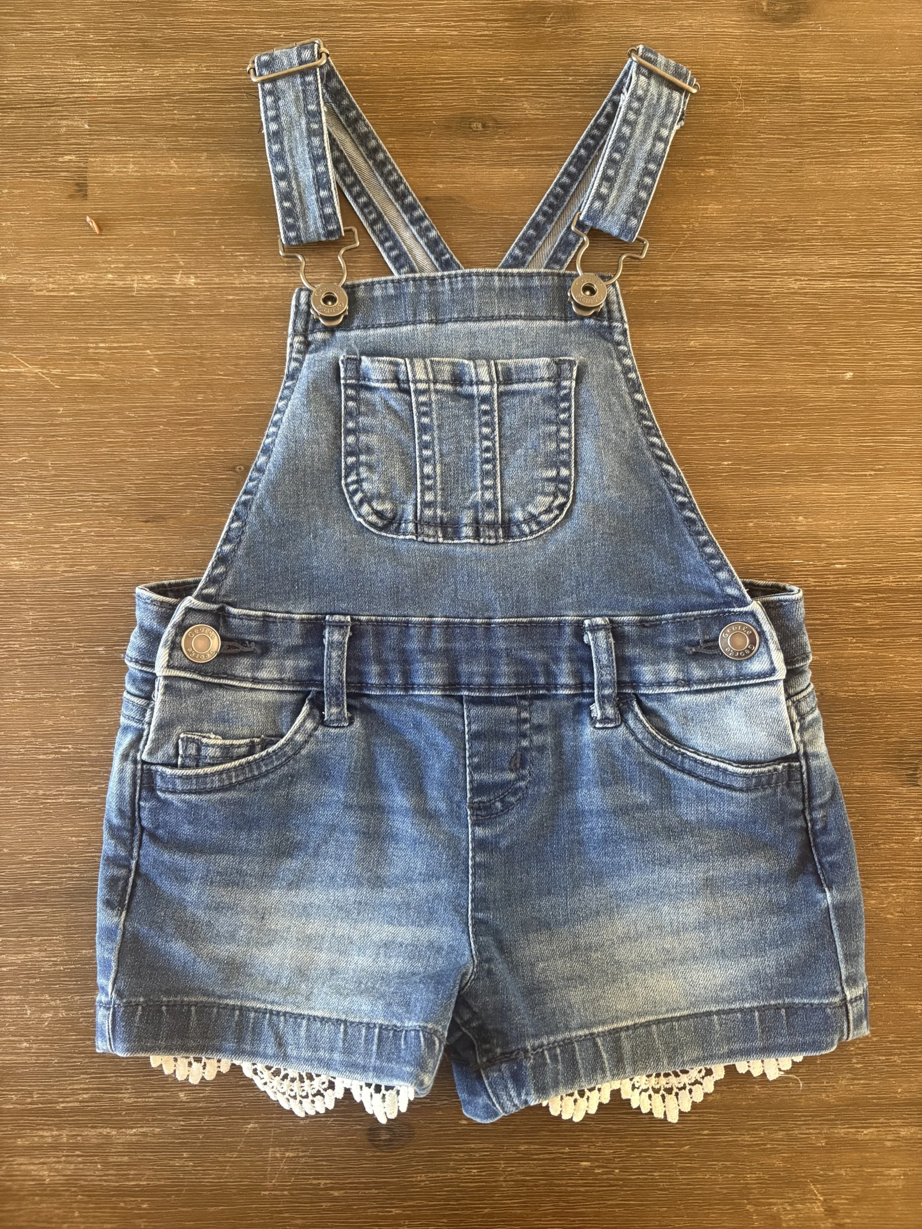 4T Salopette Jeans George seconde main