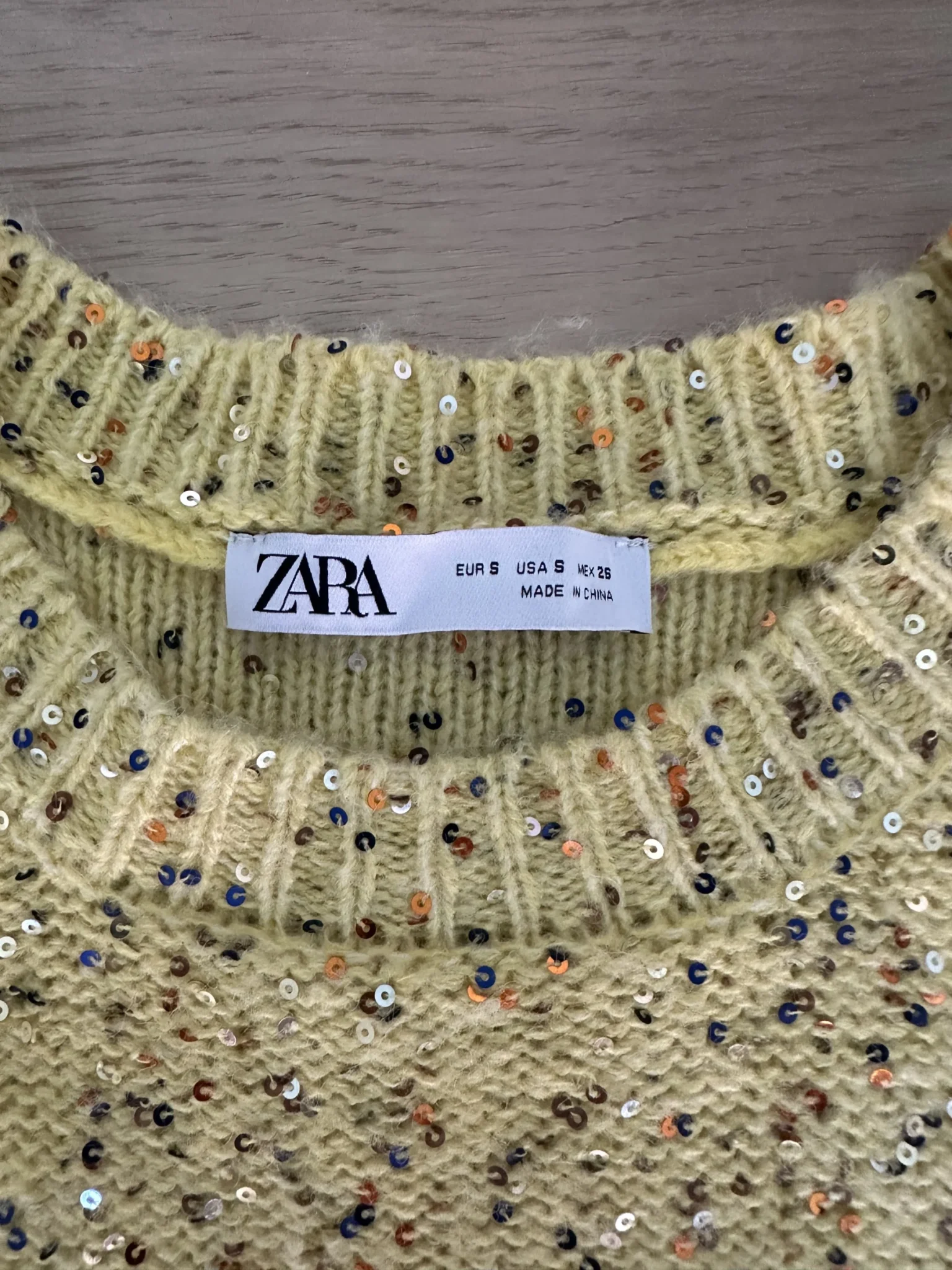 Image for Zara Sequin Knit S