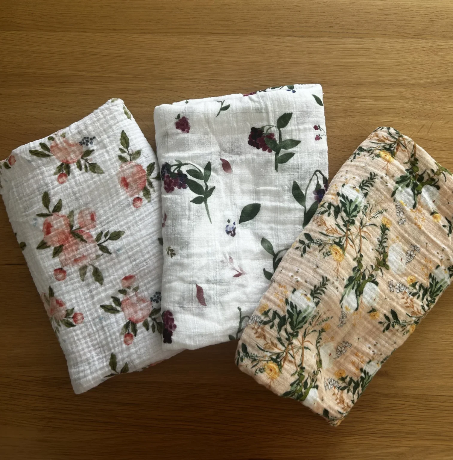 Featured image for 3 Mousselines pour bébé