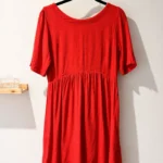 Featured thumbnail for Robe rouge Envie de Fraise Paris en viscose texturée – Taille 38