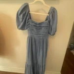 Featured thumbnail for Blue midi dress – Abercrombie