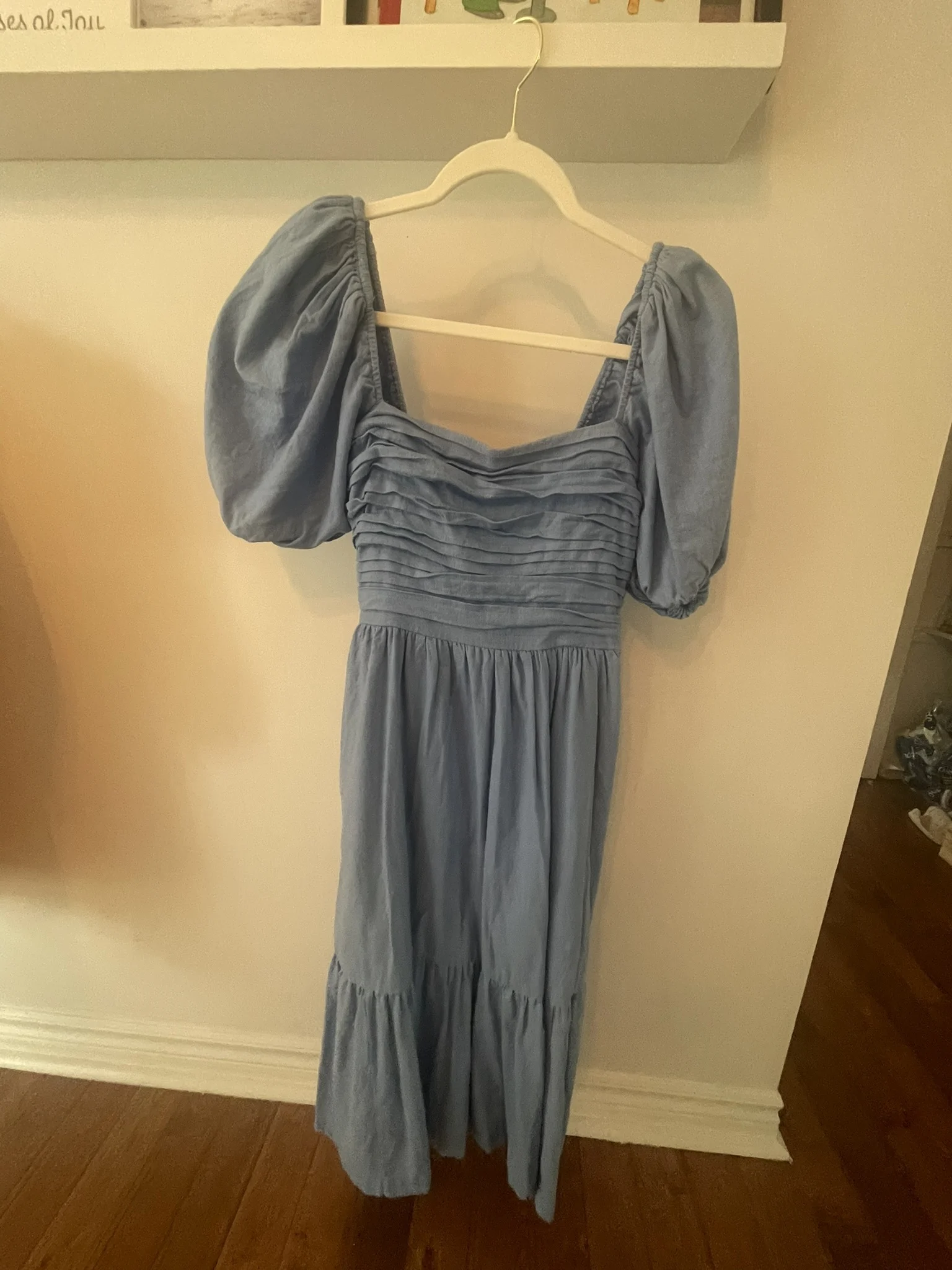 Robe midi bleue - Abercrombie Abercrombie and Fitch seconde main
