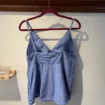 Thumbnail for COS – Blue and white striped camisole, 100% cotton – Size 8 (M)