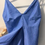 Thumbnail for COS – Blue and white striped camisole, 100% cotton – Size 8 (M)