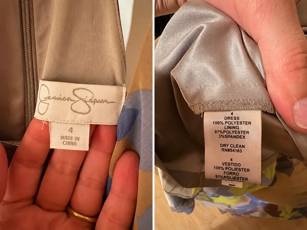 Image for Jessica Simpson long pleated dress – Blue and lime floral print – Size 4