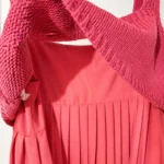 Thumbnail for Raspberry pink pleated maxi dress – Anthropologie