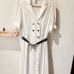 Featured thumbnail for Robe vintage Tristan blanche – Taille 12