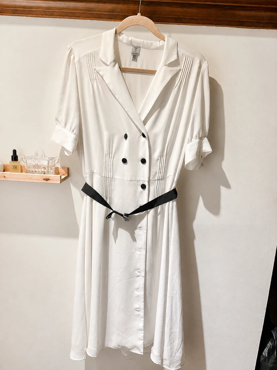 Robe vintage Tristan blanche – Taille 12 Tristan seconde main