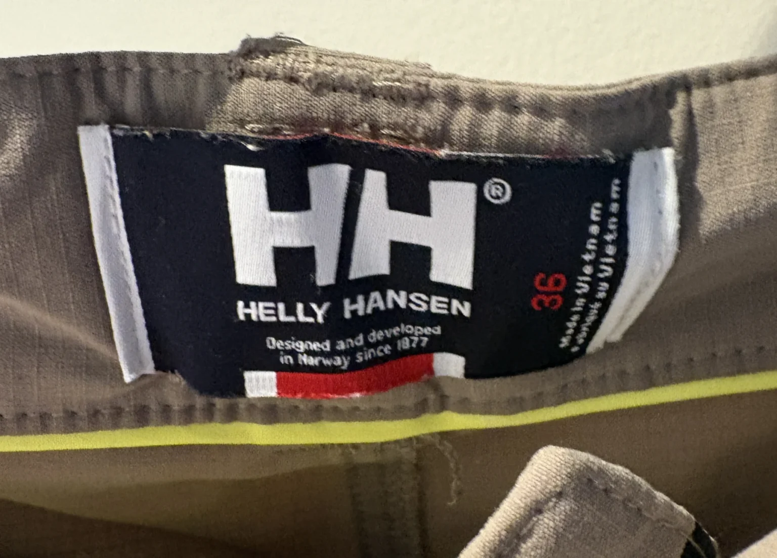Image for Helly Hansen taupe cargo trousers – Size 36