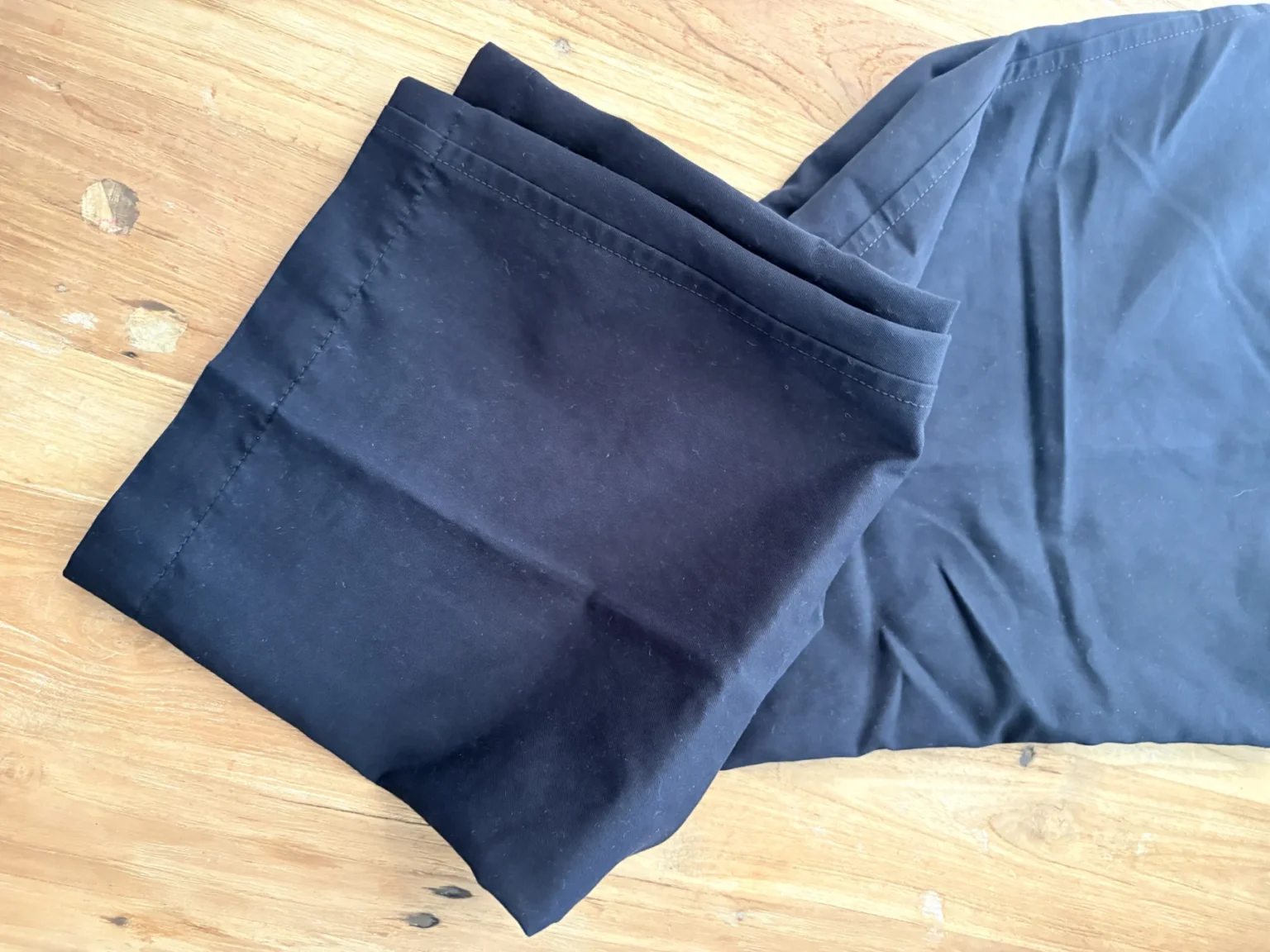 Image for BOSS men’s navy blue single-pleat trousers – Size 34