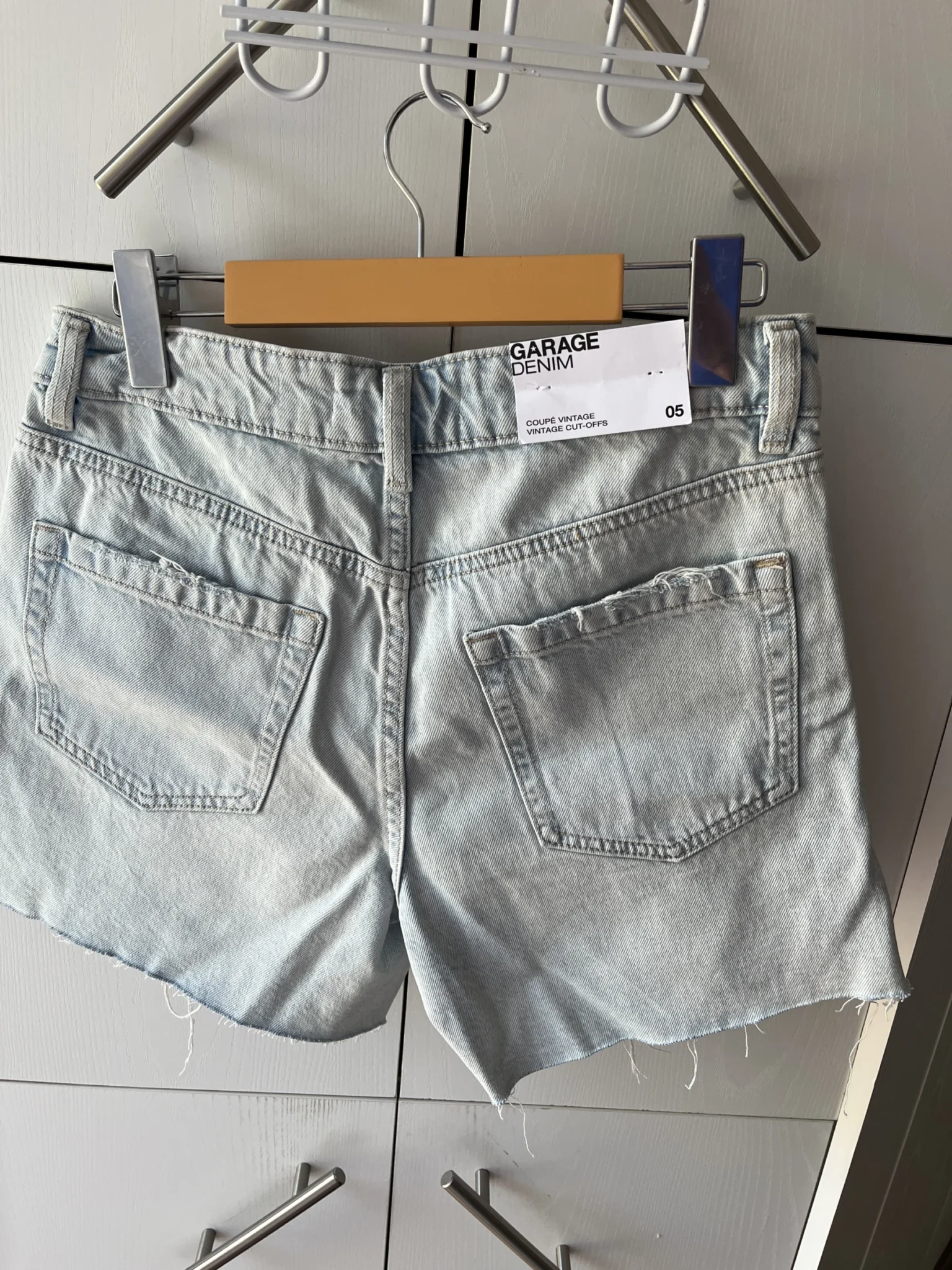 Image for Garage denim shorts, brand new with label
