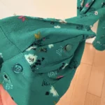 Thumbnail for Chemisier fleuri vert sessun - Taille S