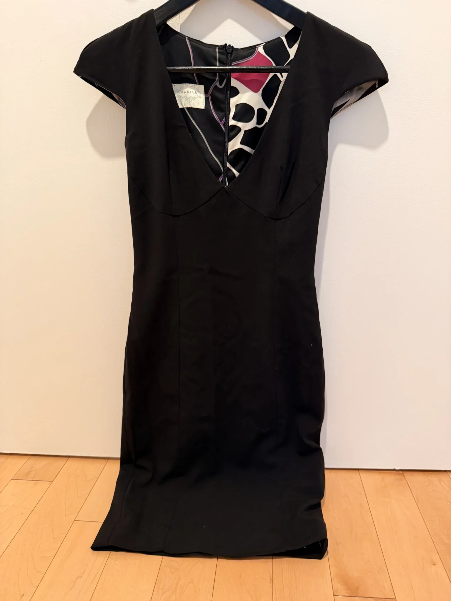 Featured image for Petite robe noire Barilà doublée soie - XS