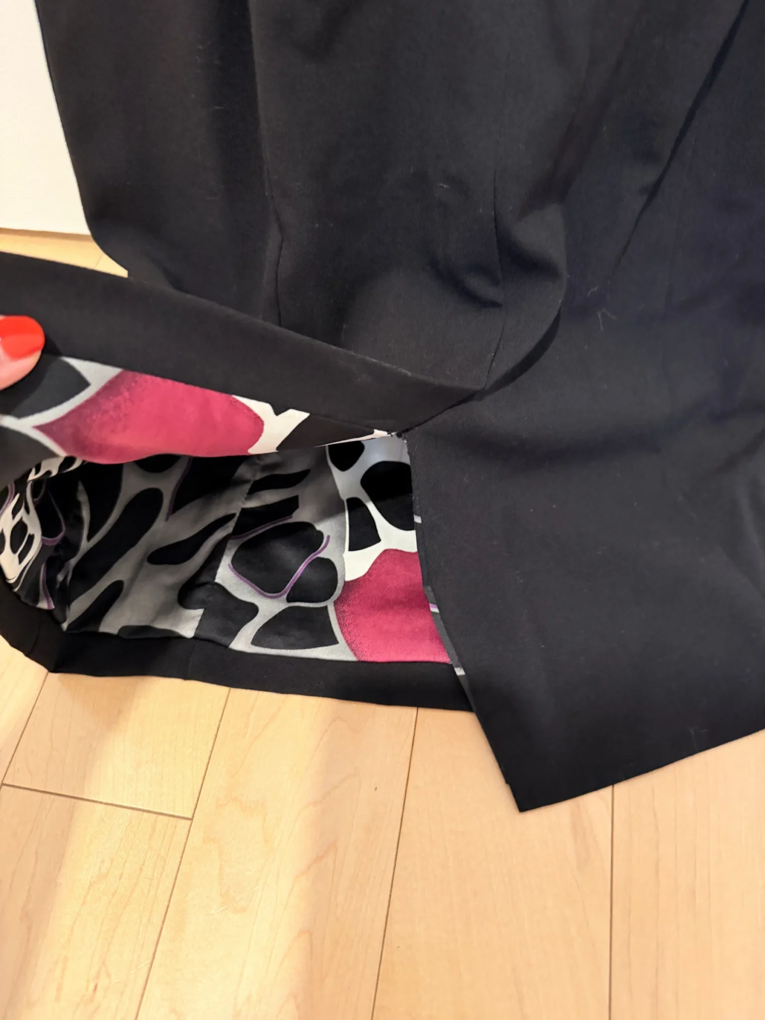 Image for Petite robe noire Barilà doublée soie - XS