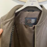 Thumbnail for Mackage taupe leather jacket - XXS