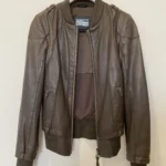 Thumbnail for Mackage taupe leather jacket - XXS