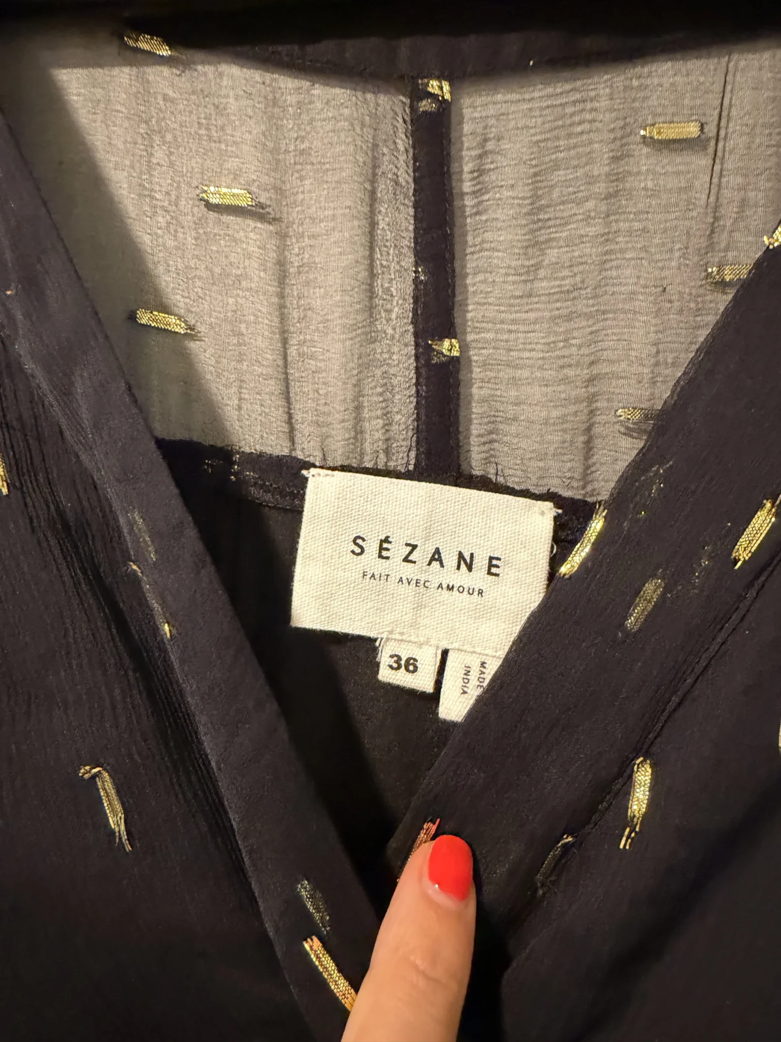 Image for Petite robe noire Sézane - Taille 36