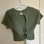 Thumbnail for Open-back crop top