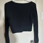 Thumbnail for Fitted jumper with a V-neck