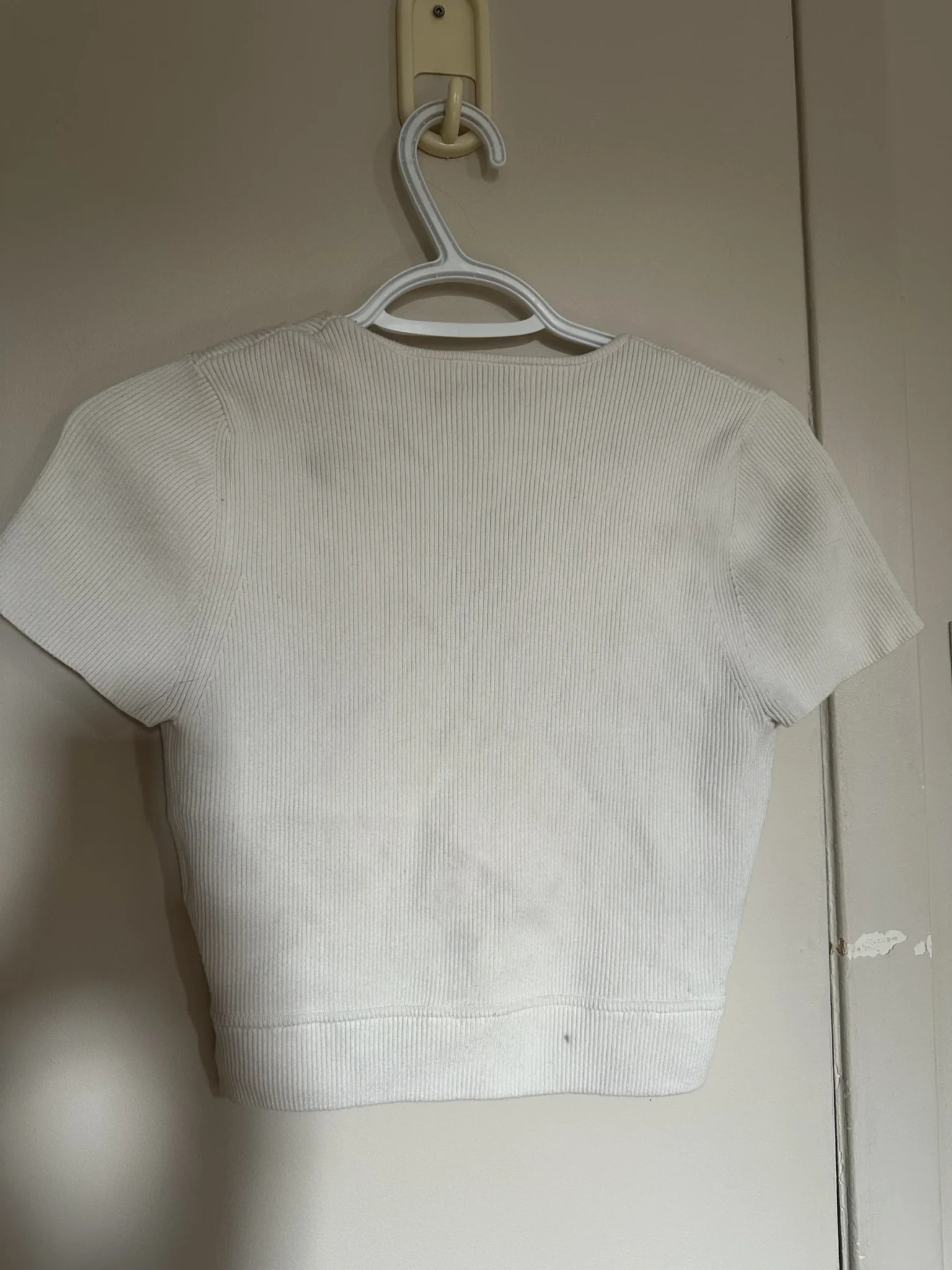 Image for Crop-length wrap-round jumper