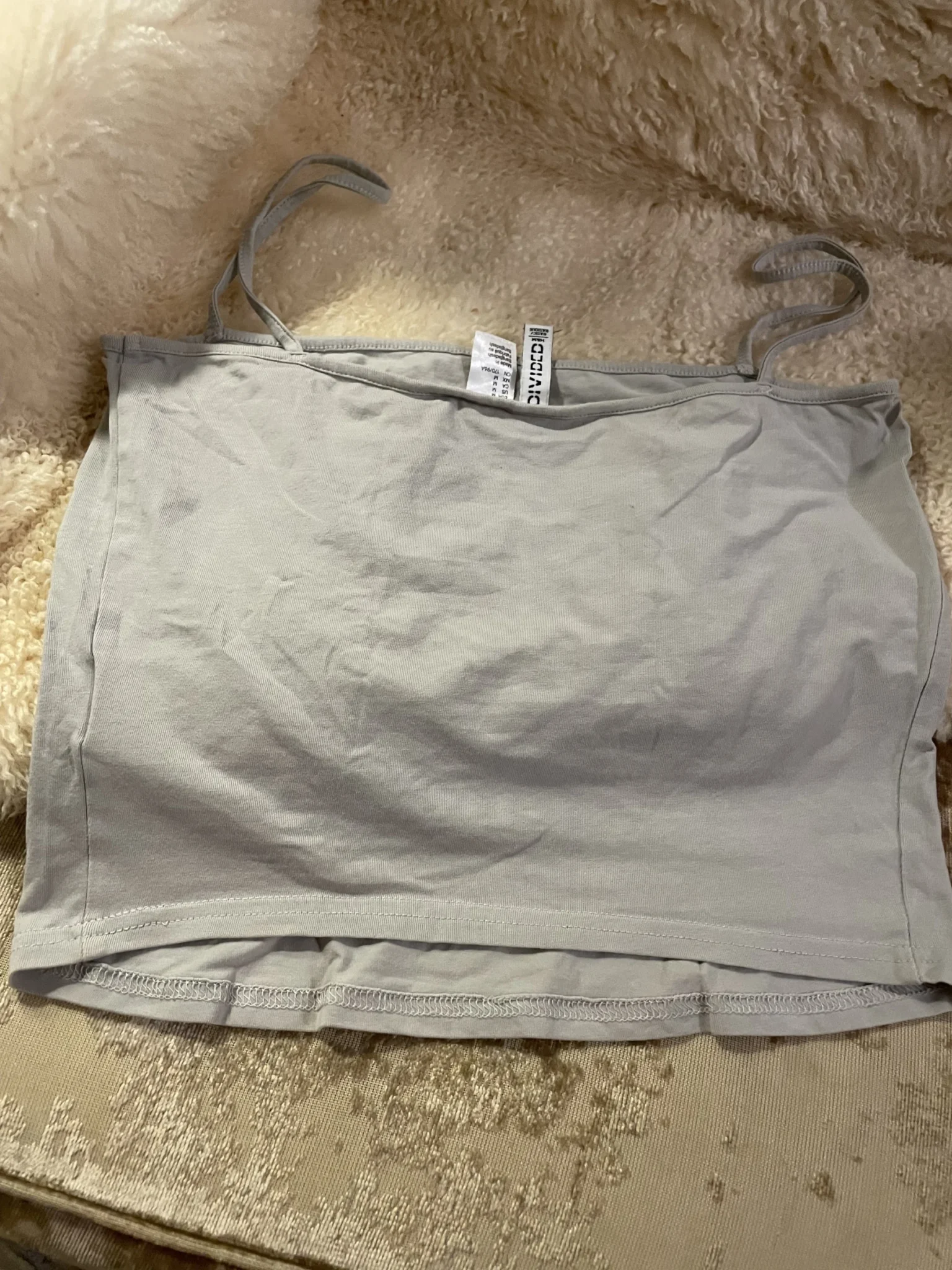 Image for Camisole h et m à bretelles spaghettis médium
