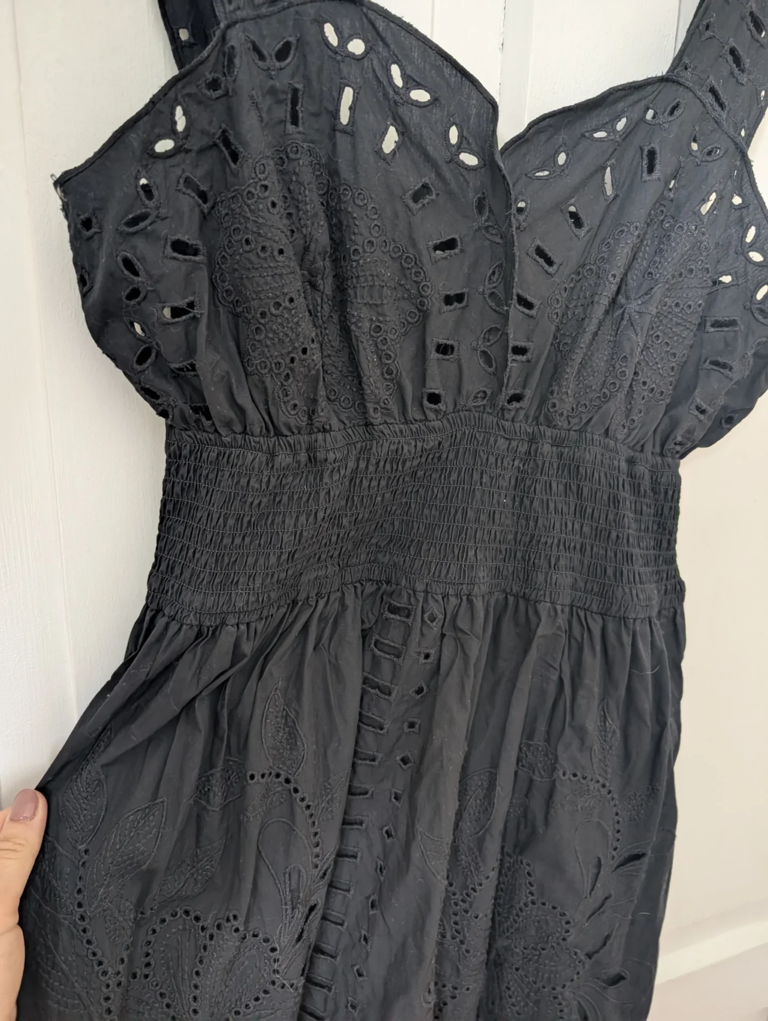Image for Rails medium-length black dress