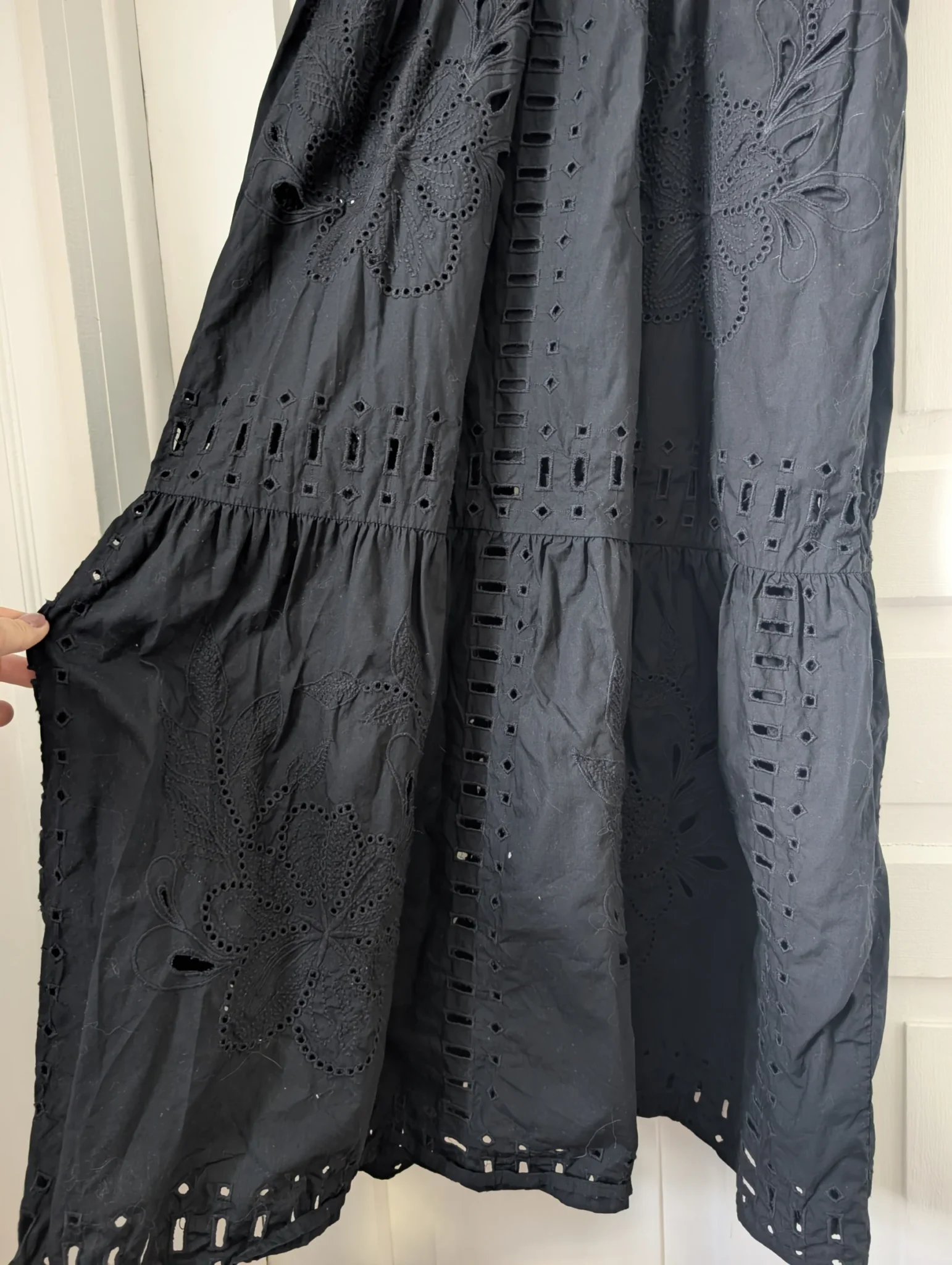 Image for Rails medium-length black dress