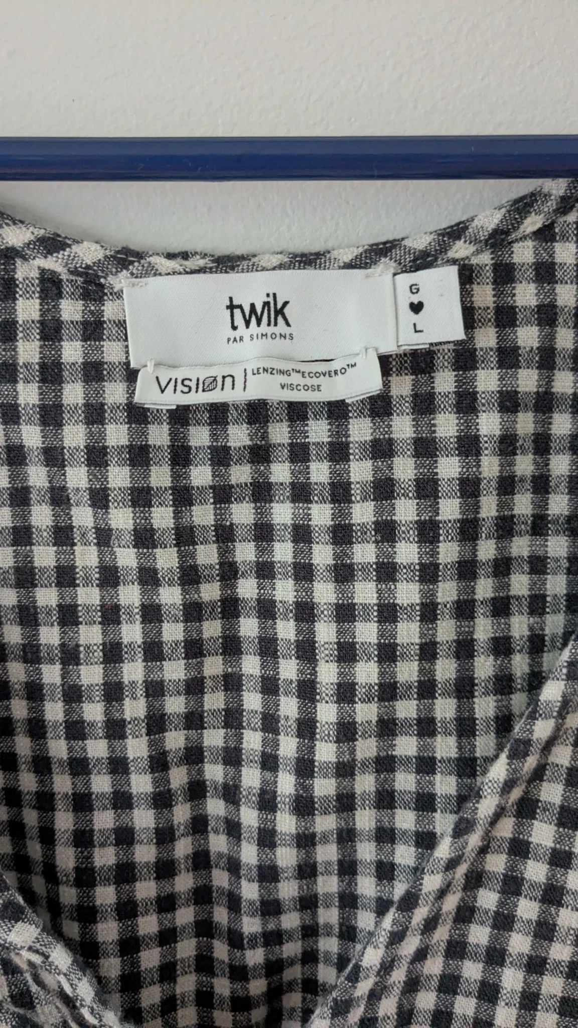 Image for Petit haut gingham