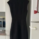Thumbnail for Black Mango wrap-style dress, size S