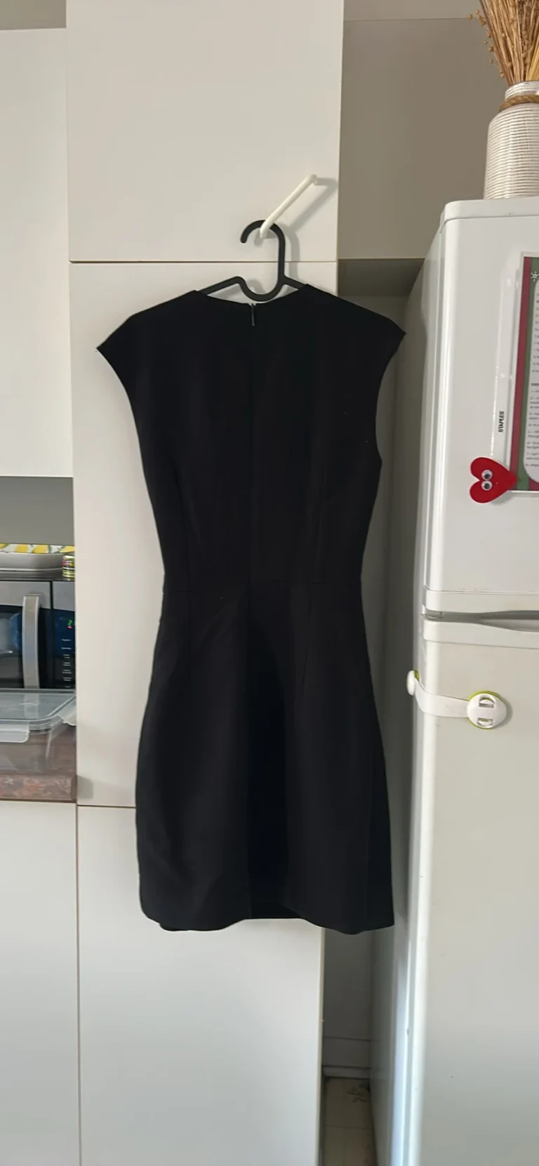Image for Black Mango wrap-style dress, size S