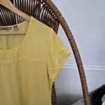 Featured thumbnail for Short-sleeved top / dark yellow