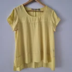 Thumbnail for Short-sleeved top / dark yellow