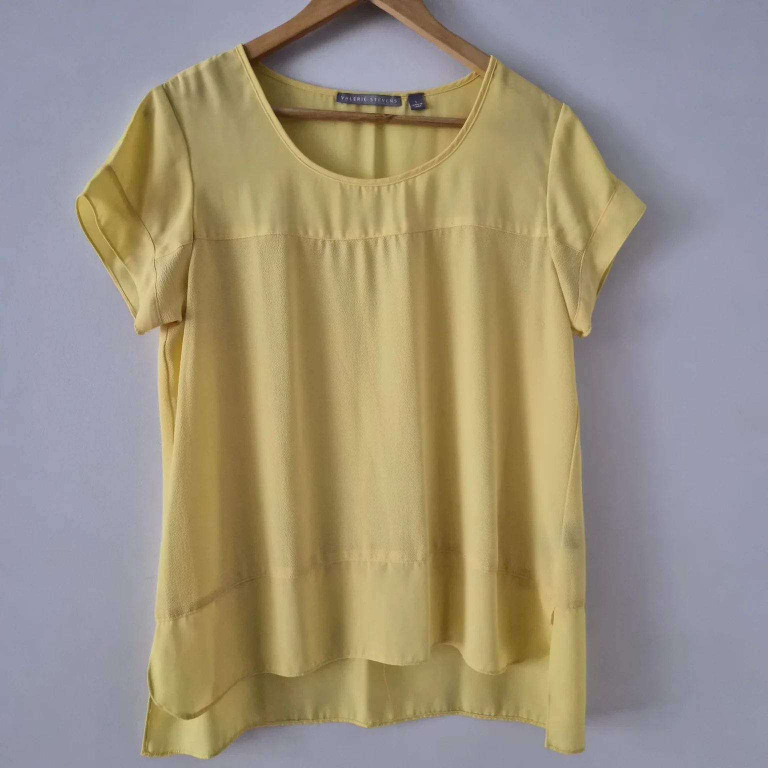Image for Short-sleeved top / dark yellow