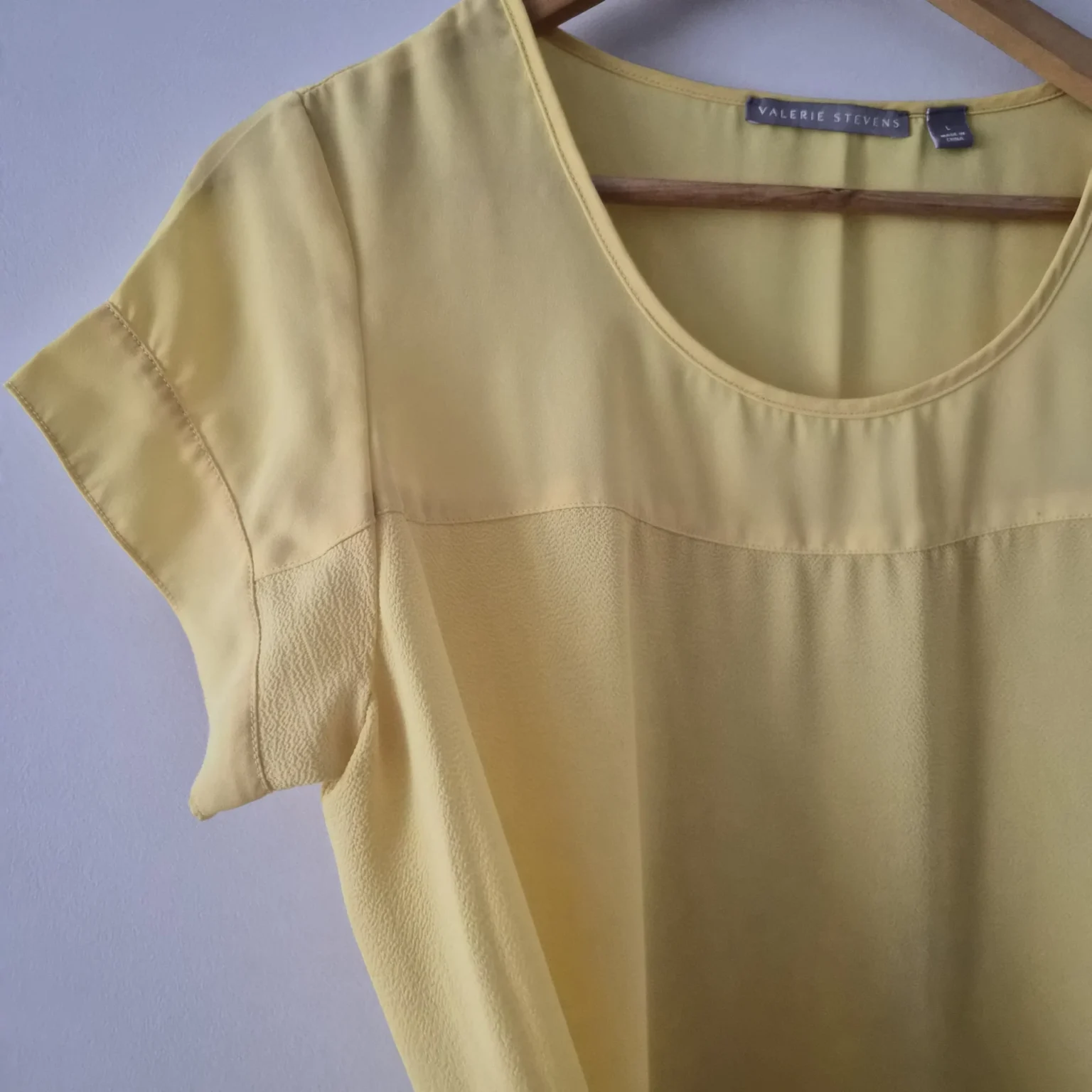 Image for Short-sleeved top / dark yellow