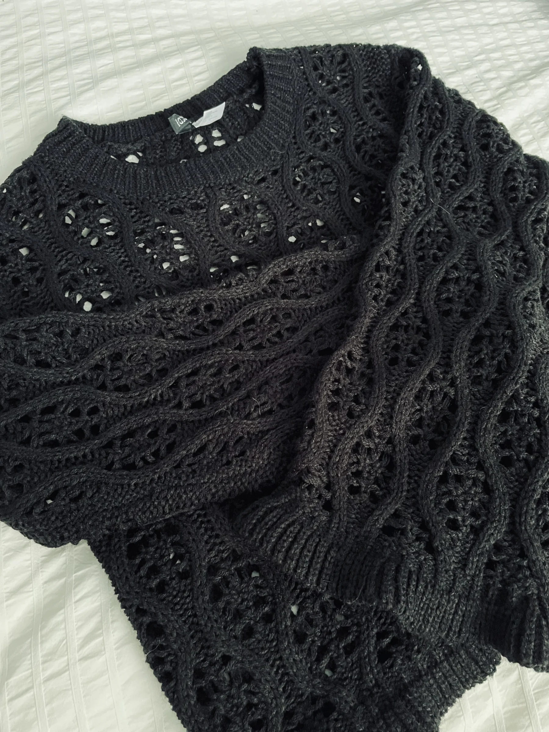 Chandail crochet HM seconde main