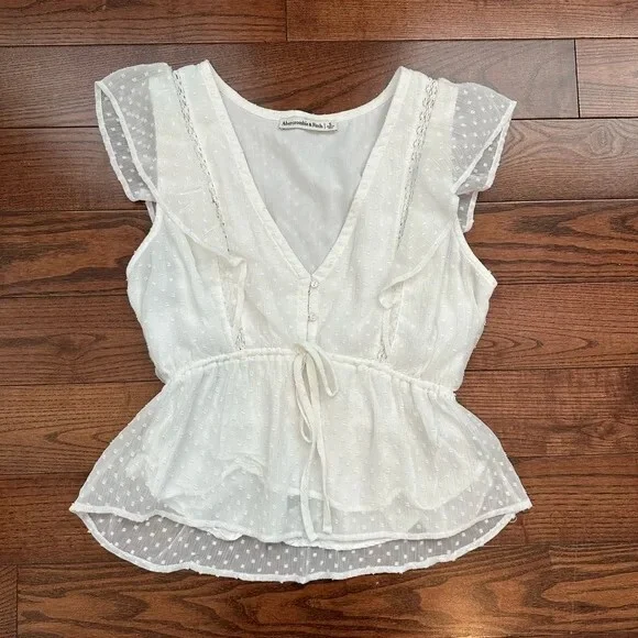 Image for Blouse légère à volants