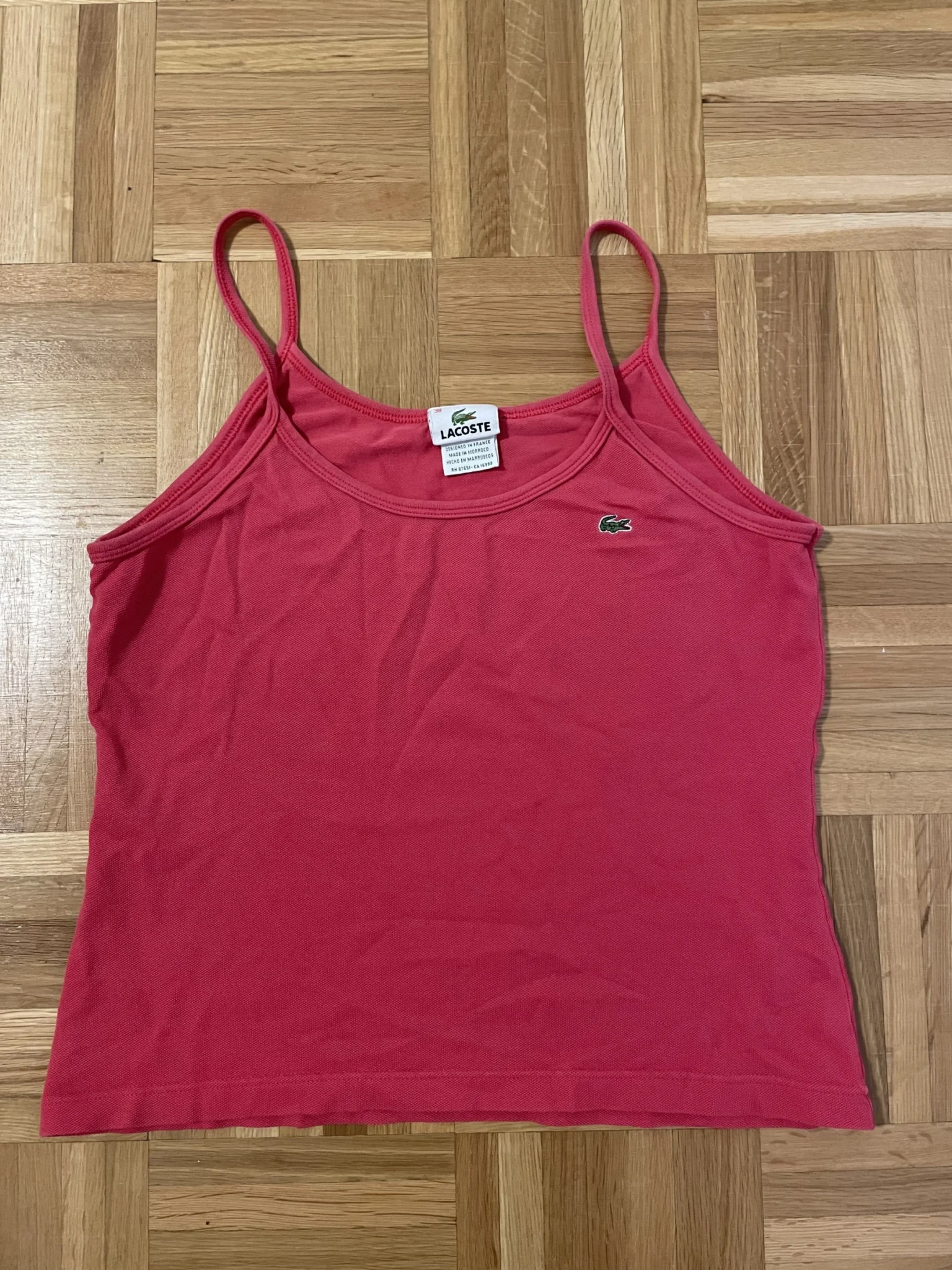 Featured image for Lacoste pink camisole