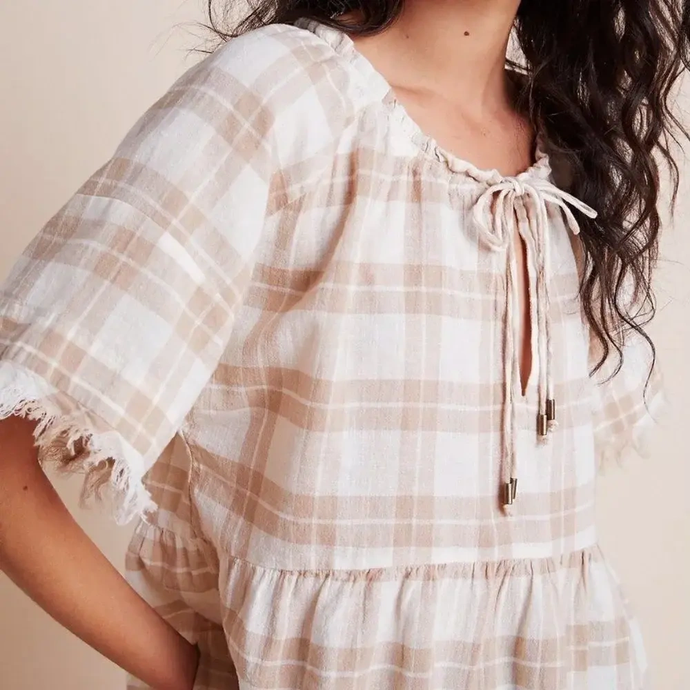Blouse style paysanne Anthropologie seconde main