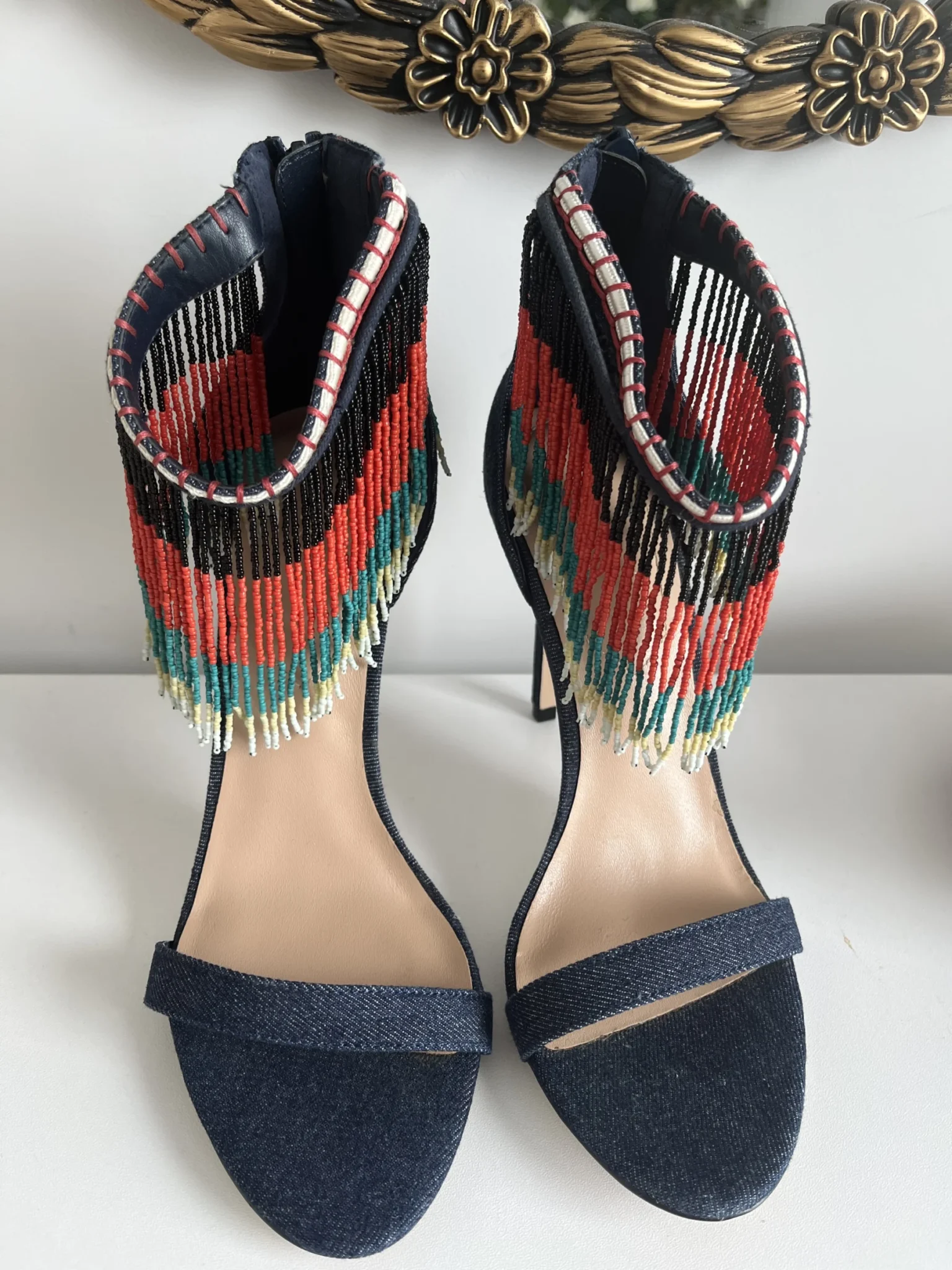 Image for Denim heels