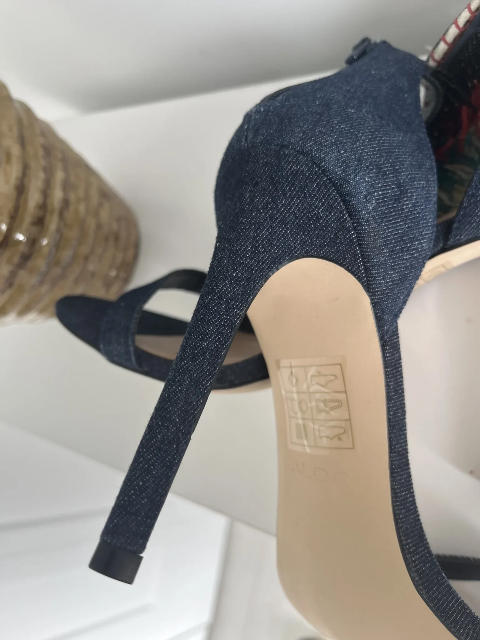Image for Denim heels