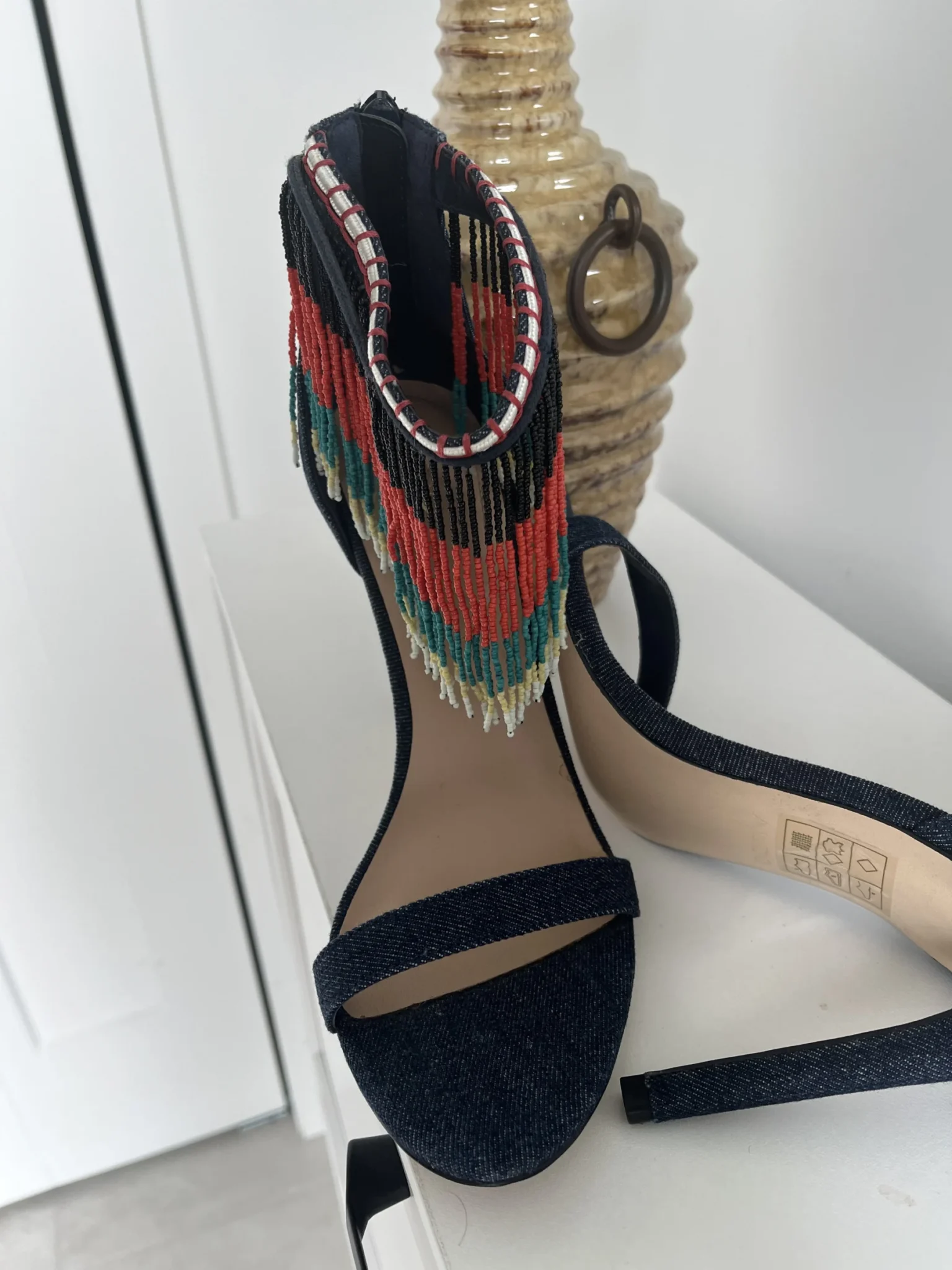 Image for Denim heels