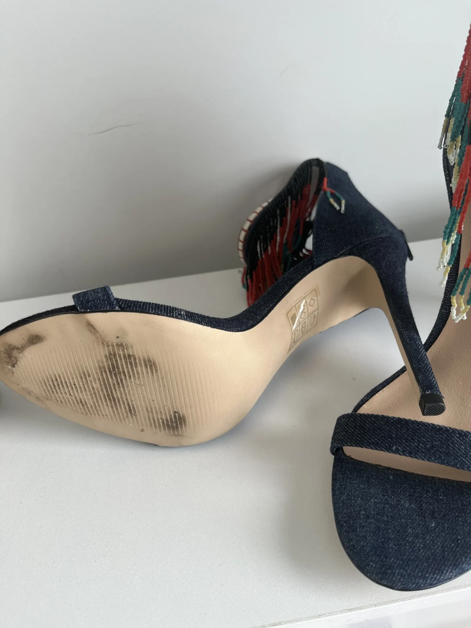 Image for Denim heels