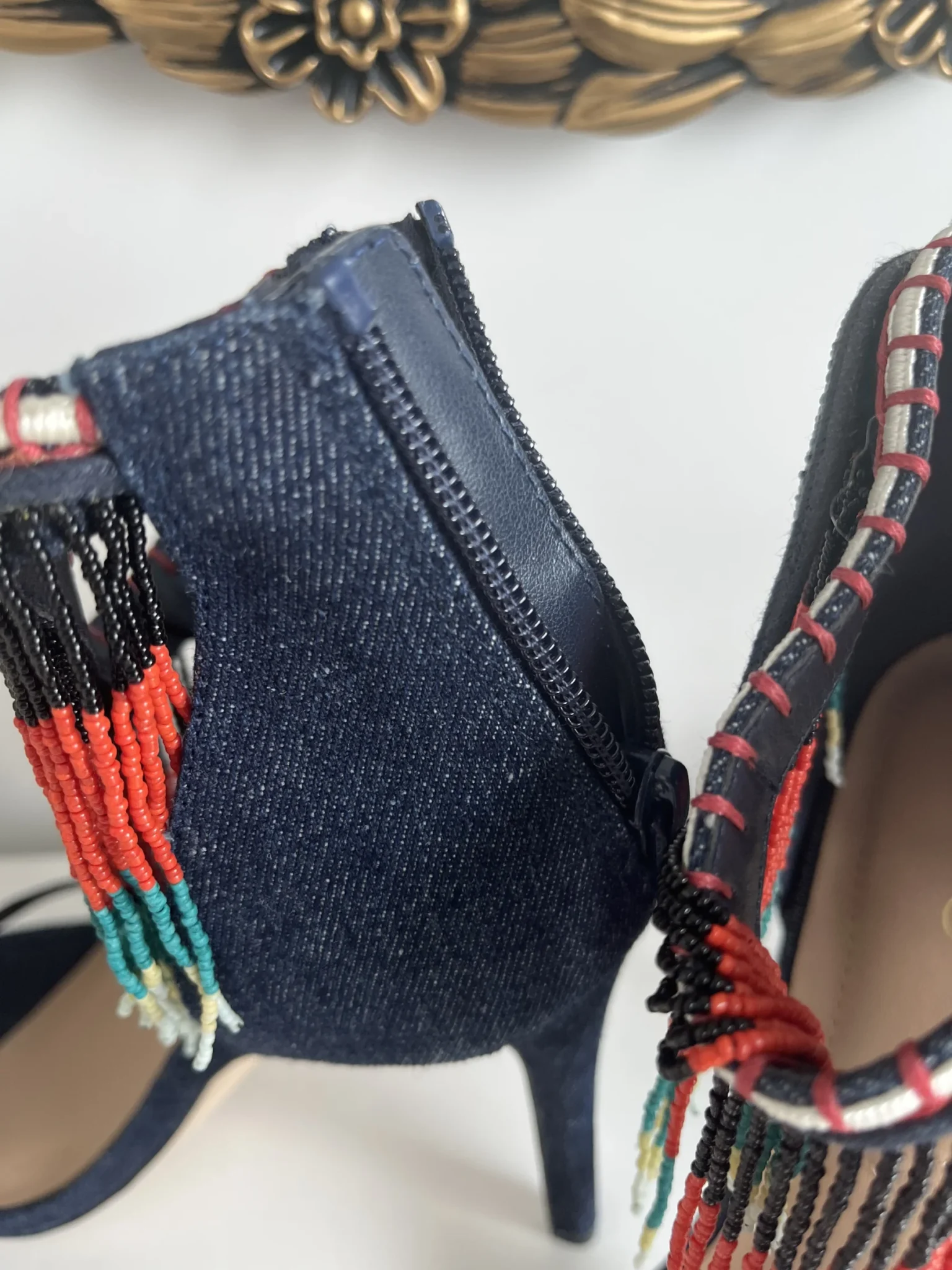 Image for Denim heels