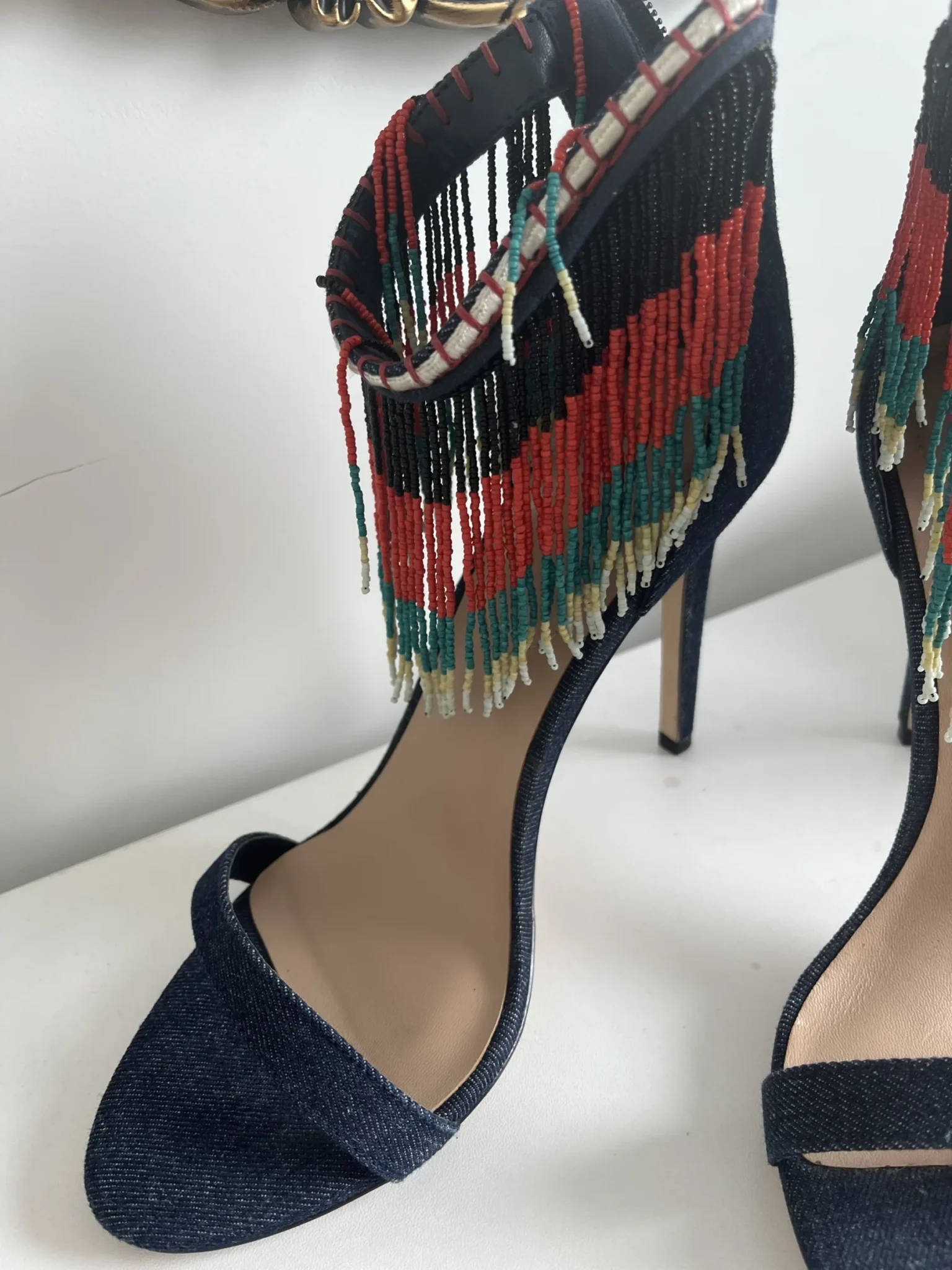 Image for Denim heels