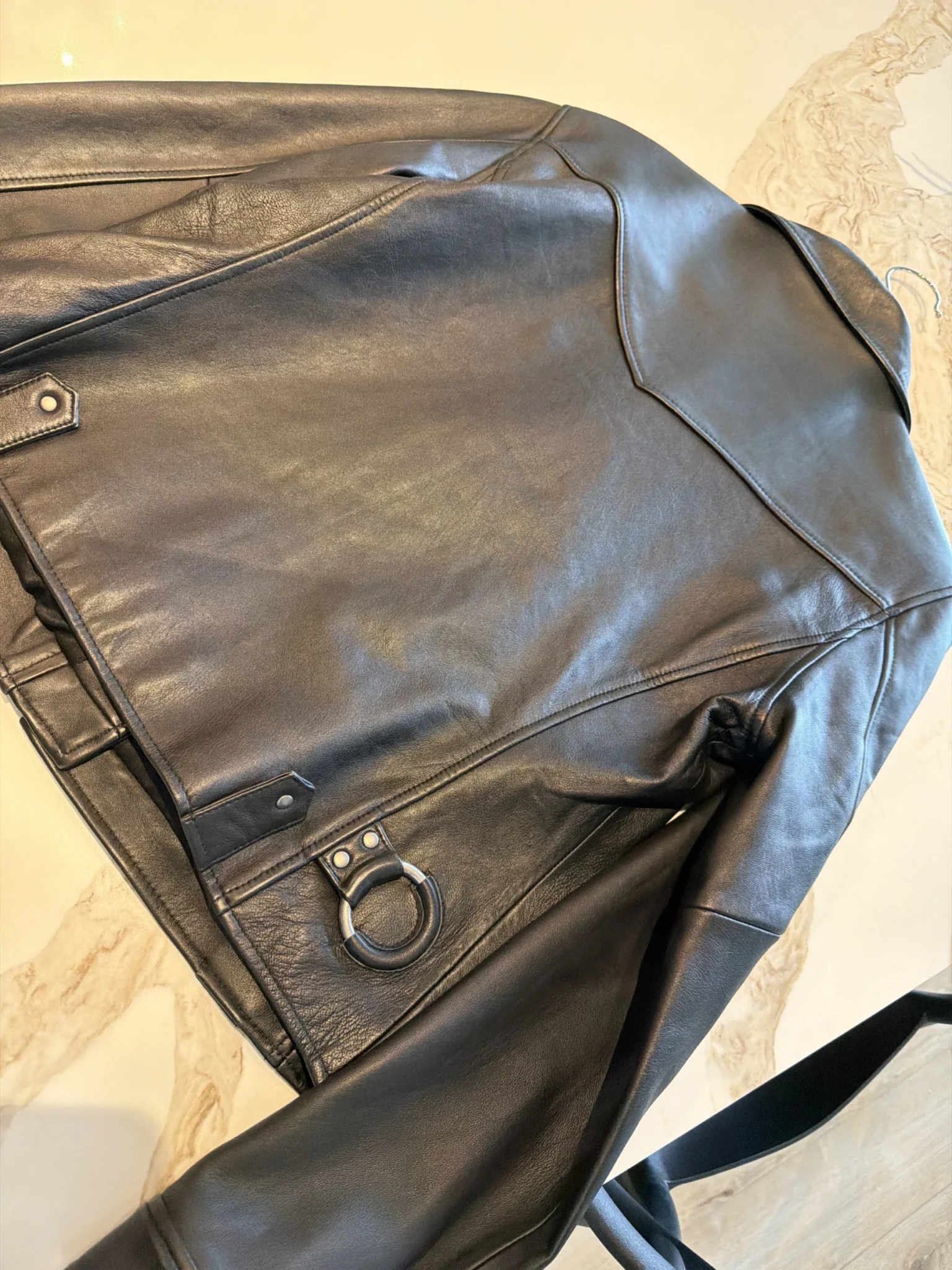Image for Impeccable FRYE Leather Jacket