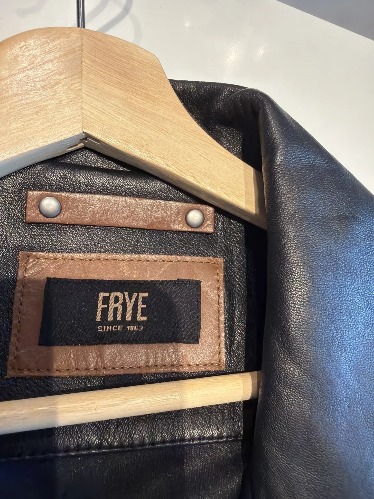 Image for Impeccable FRYE Leather Jacket