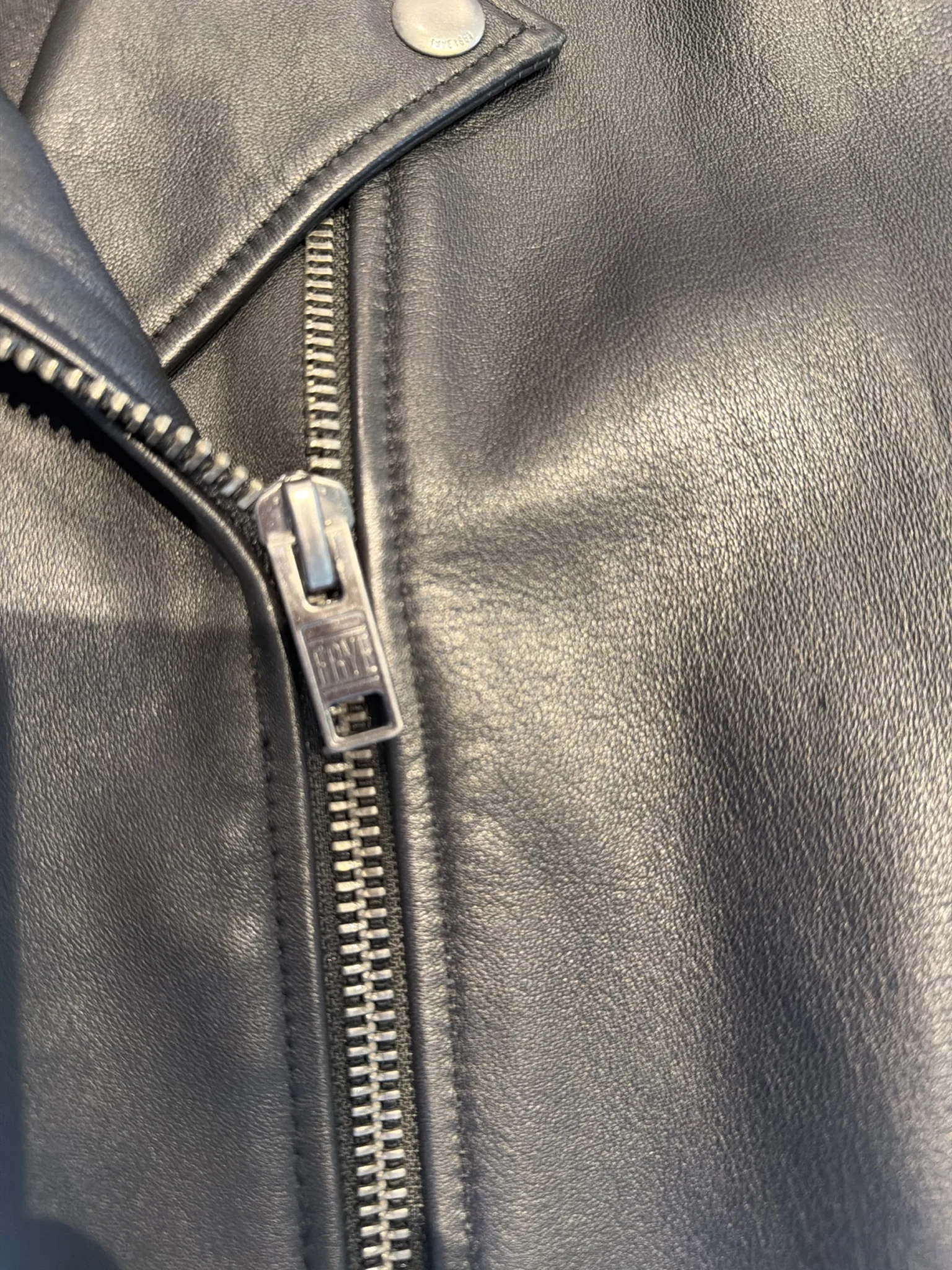 Image for Impeccable FRYE Leather Jacket